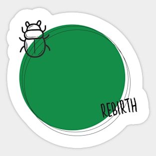 Rebirth Scarab Sticker